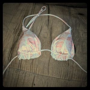 LA hearts seashell bikini top